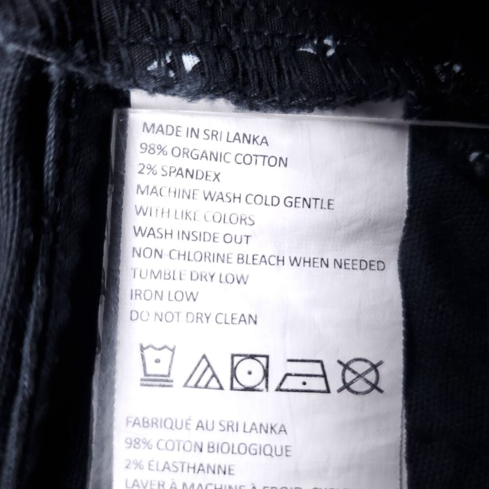 Prana Burt Slim Fit Canvas Pants Men 32x29 (Altered Hem) Black Straight Leg - Picture 9 of 9